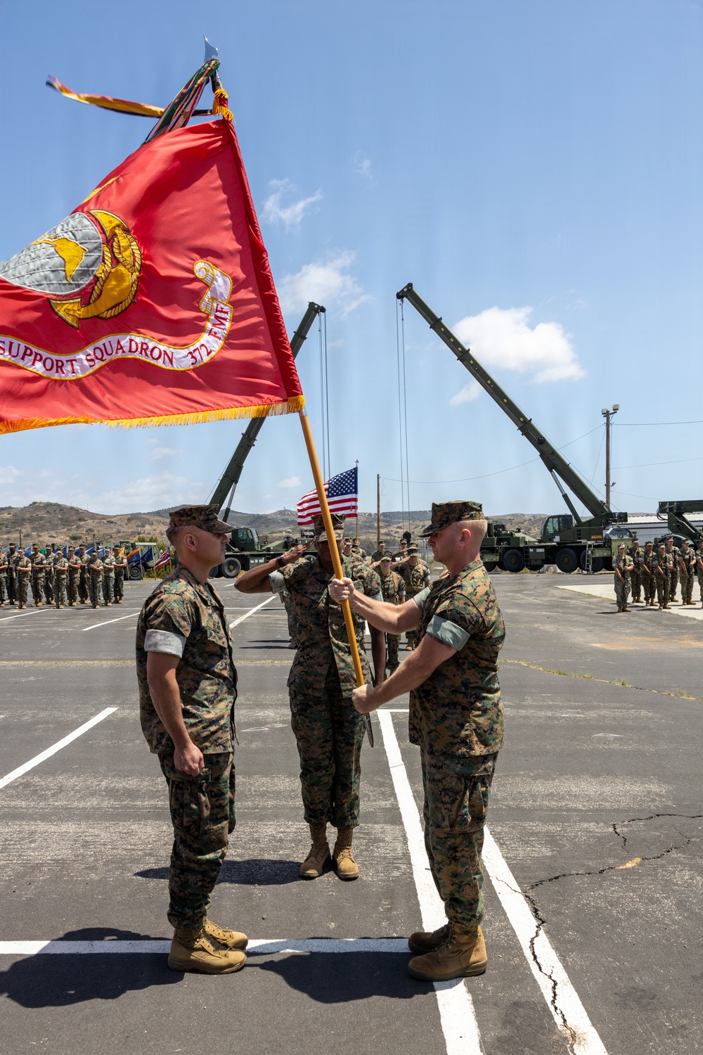 MWSS-372 Change of Command Ceremony