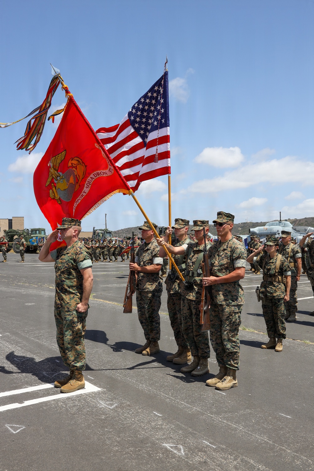 MWSS-372 Change of Command Ceremony