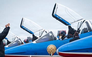 Patrouille de France pilots team up with FIFA 2026 hosts at Joint Base Andrews