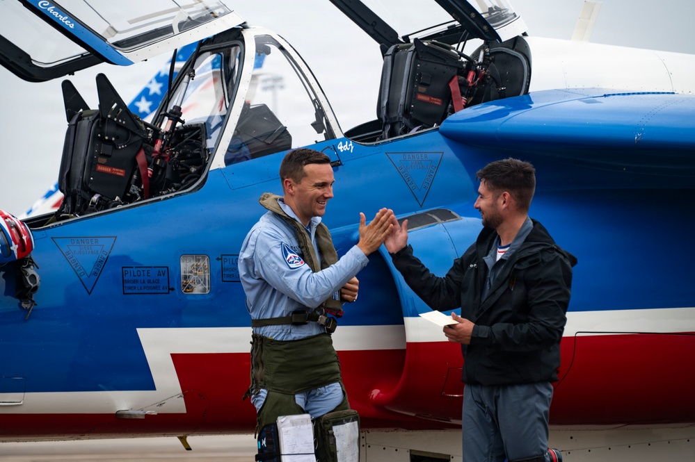 Patrouille de France pilots team up with FIFA 2026 hosts at Joint Base Andrews