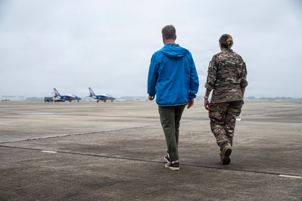 Patrouille de France pilots team up with FIFA 2026 hosts at Joint Base Andrews