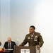 U.S. Army Officer Addresses Audience at Lone Star Flight Museum in Houston, Texas