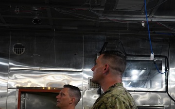 Command Master Chief for Naval Medical Research Command Visits NHRC