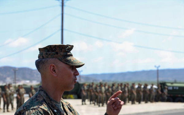 MWSS-372 Change of Command Ceremony