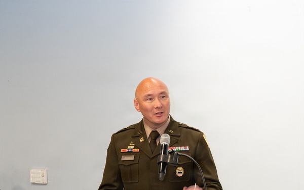 New commander speaks at change of command