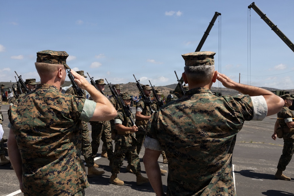 MWSS-372 Change of Command Ceremony