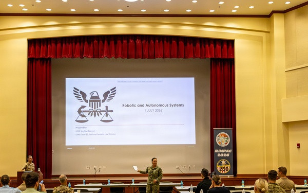 3rd Fleet DCOM Attends Legal Symposium during RIMPAC 26