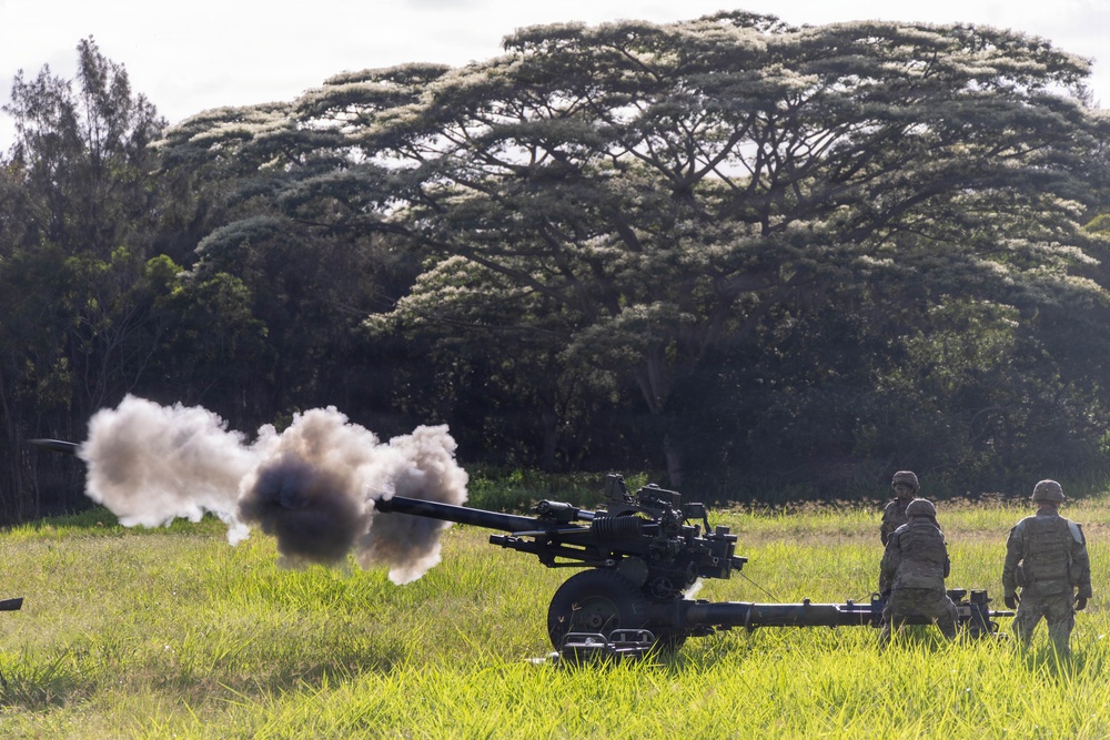 Bravo Battery Delivers Firepower - Howitzer Live Fire