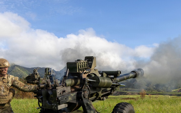 Bravo Battery Delivers Firepower - Howitzer Live Fire