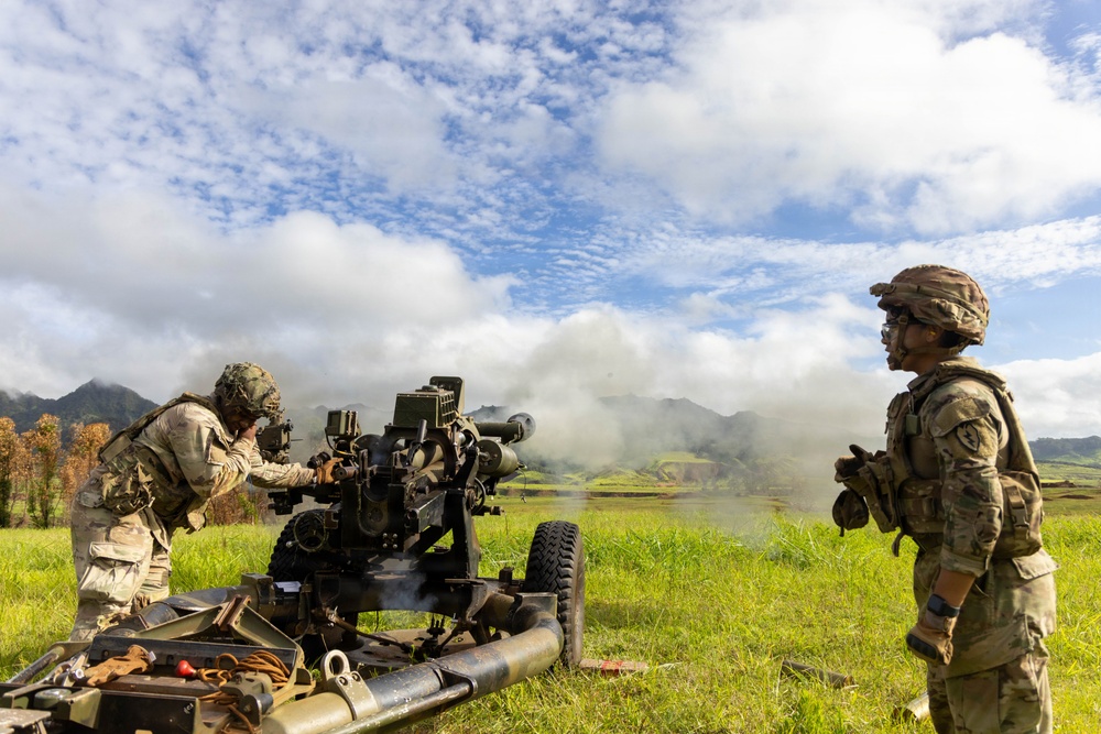 Bravo Battery Delivers Firepower - Howitzer Live Fire