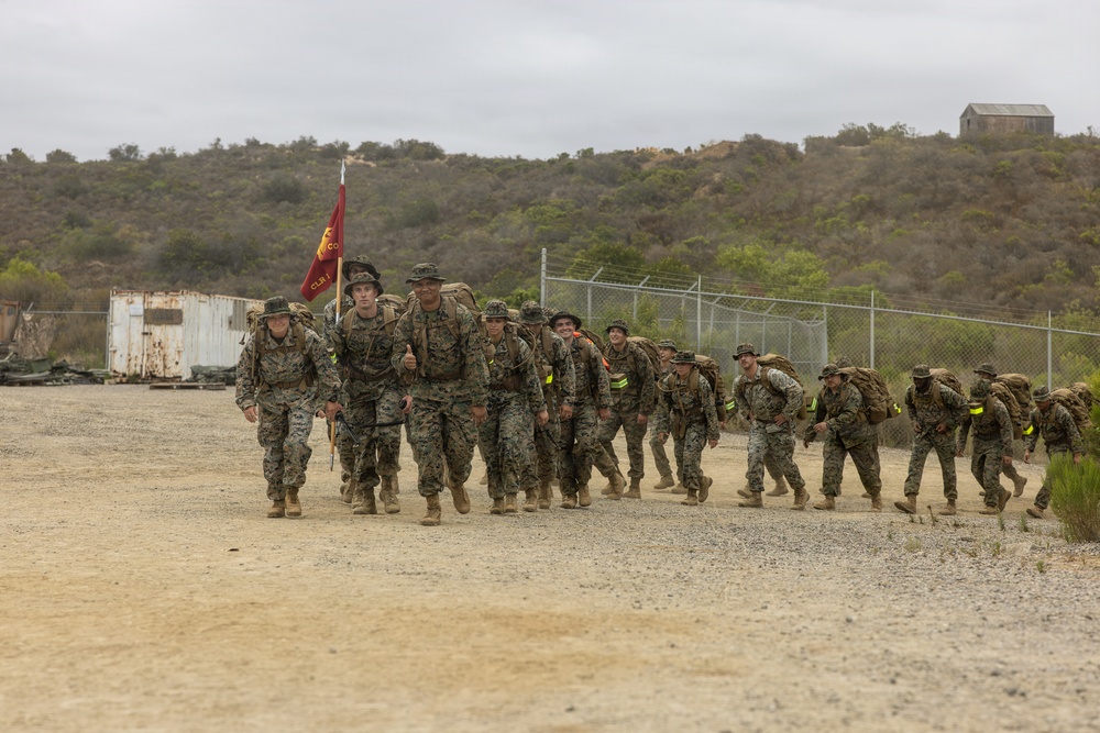 1st MLG Marines and Sailors celebrate unit birthday with a 5k Hike