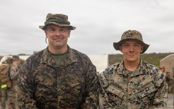 1st MLG Marines and Sailors celebrate unit birthday with a 5k Hike