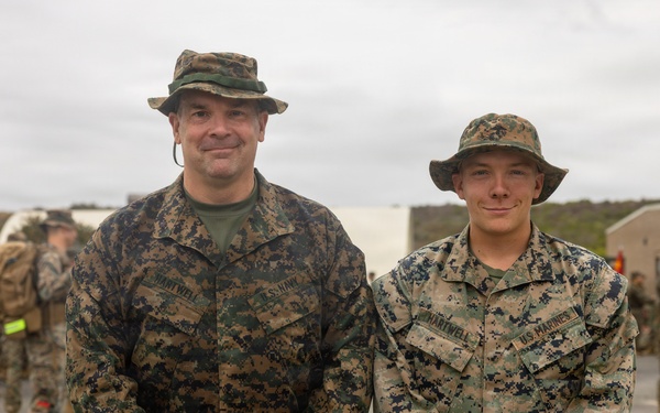 1st MLG Marines and Sailors celebrate unit birthday with a 5k Hike