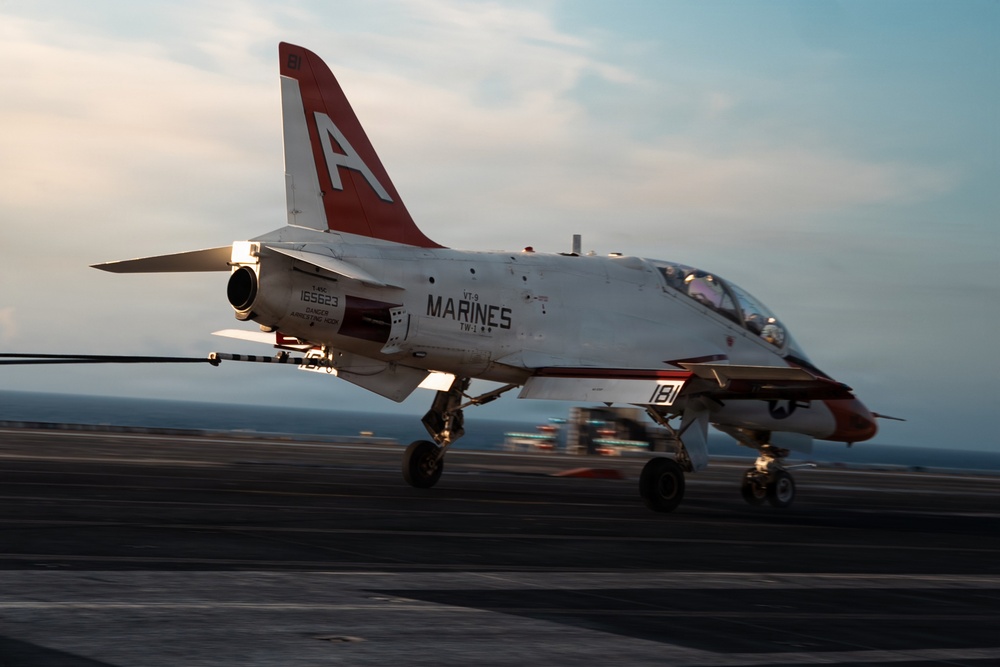 IKE conducts carrier qualifications with CNATRA