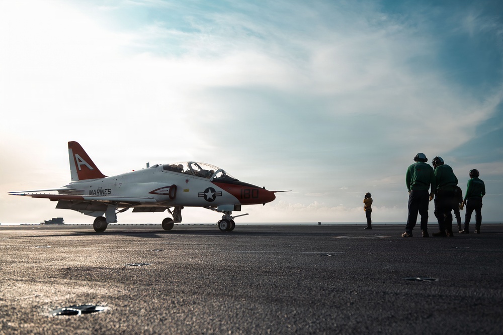 IKE conducts carrier qualifications with CNATRA