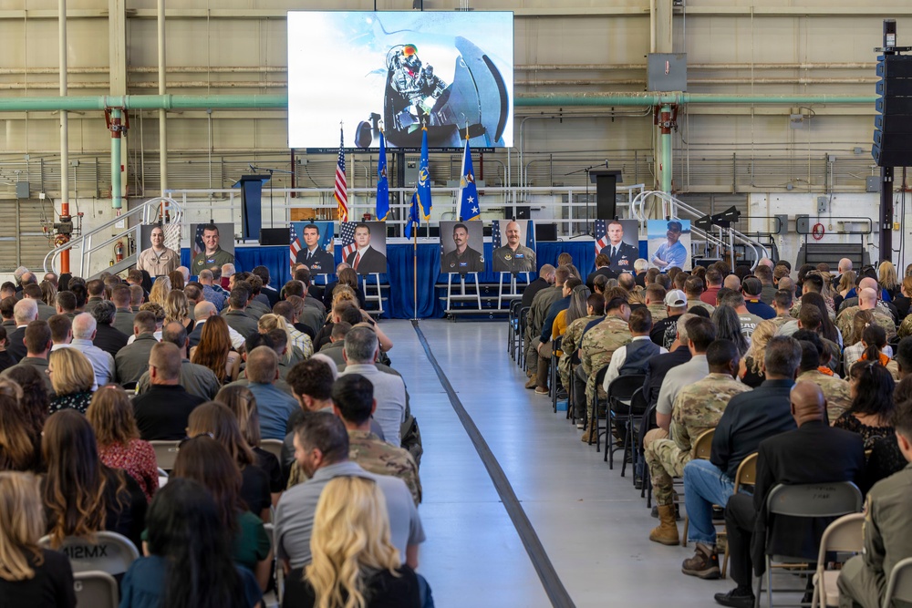 Air Force honors B-52 crew during memorial service at Edwards AFB