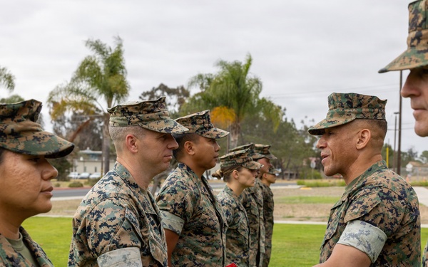 1st MLG recognizes Marines and Sailors during quarterly awards ceremony