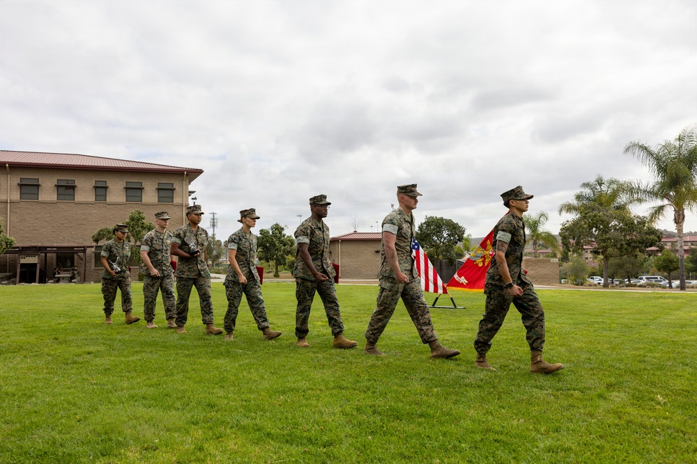 1st MLG recognizes Marines and Sailors during quarterly awards ceremony