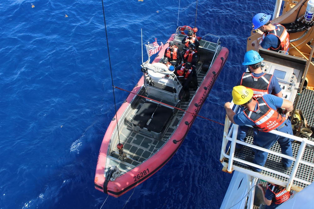Legend-class national security cutter USCGC Kimball conducts operations in the Pacific and Caribbean Sea during 73-day multi-mission patrol