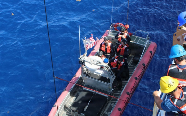 Legend-class national security cutter USCGC Kimball conducts operations in the Pacific and Caribbean Sea during 73-day multi-mission patrol