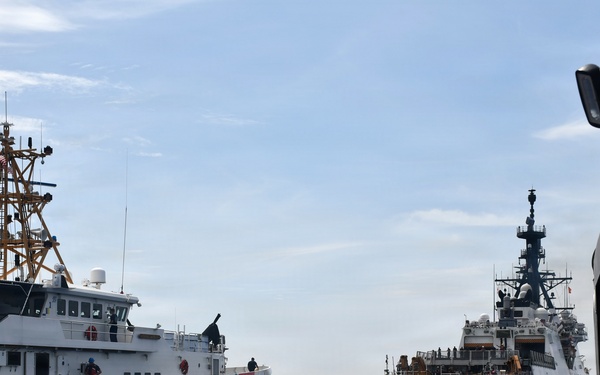Legend-class national security cutter USCGC Kimball conducts operations in the Pacific and Caribbean Sea during 73-day multi-mission patrol