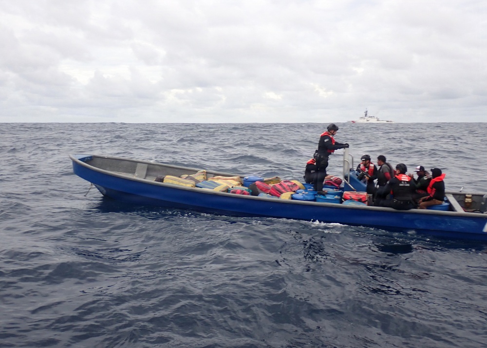 Legend-class national security cutter USCGC Kimball conducts operations in the Pacific and Caribbean Sea during 73-day multi-mission patrol