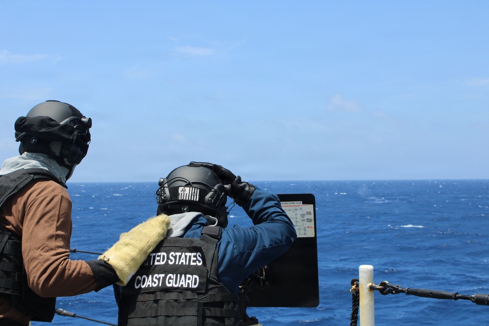 Legend-class national security cutter USCGC Kimball conducts operations in the Pacific and Caribbean Sea during 73-day multi-mission patrol