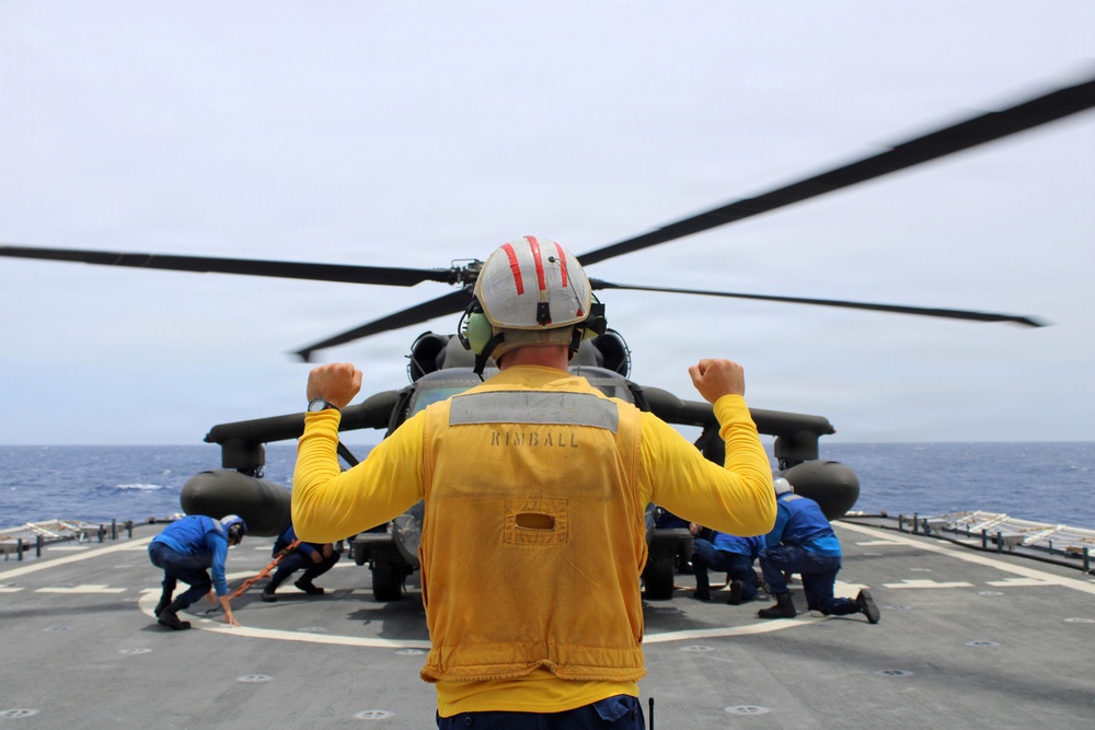 Legend-class national security cutter USCGC Kimball conducts operations in the Pacific and Caribbean Sea during 73-day multi-mission patrol