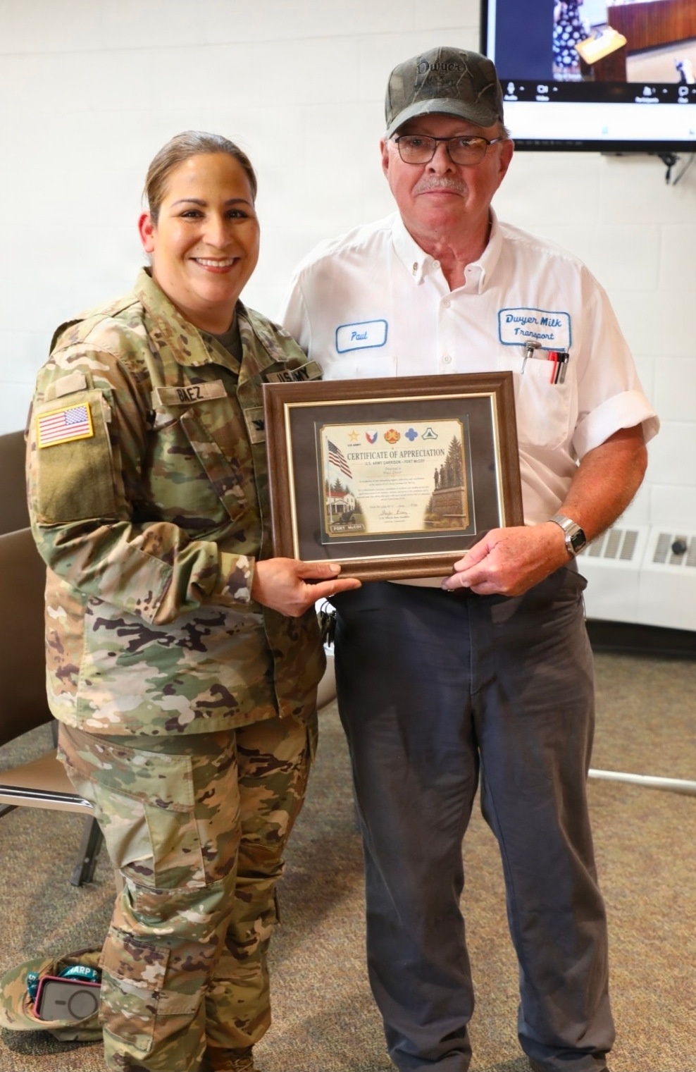 Fort McCoy garrison commander recognizes City of Tomah for enduring community partnership