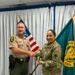 Fort McCoy Garrison commander receives Illinois State Patrol coin