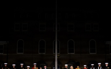 Lt. Gen. Leonard F. Anderson IV hosts Evening Parade at Marine Barracks Washington