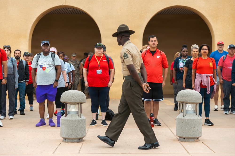 Educators from Texas visit MCRD San Diego