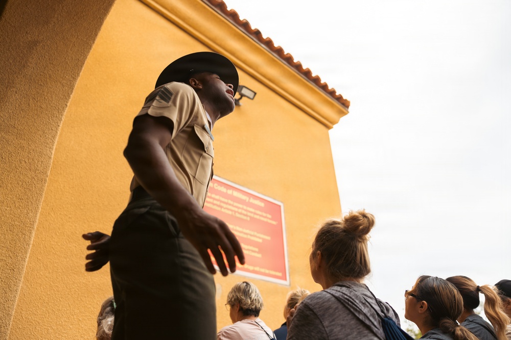 Educators from Texas visit MCRD San Diego