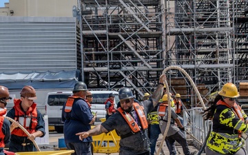 USS Illinois successfully undocks at Pearl Harbor Naval Shipyard
