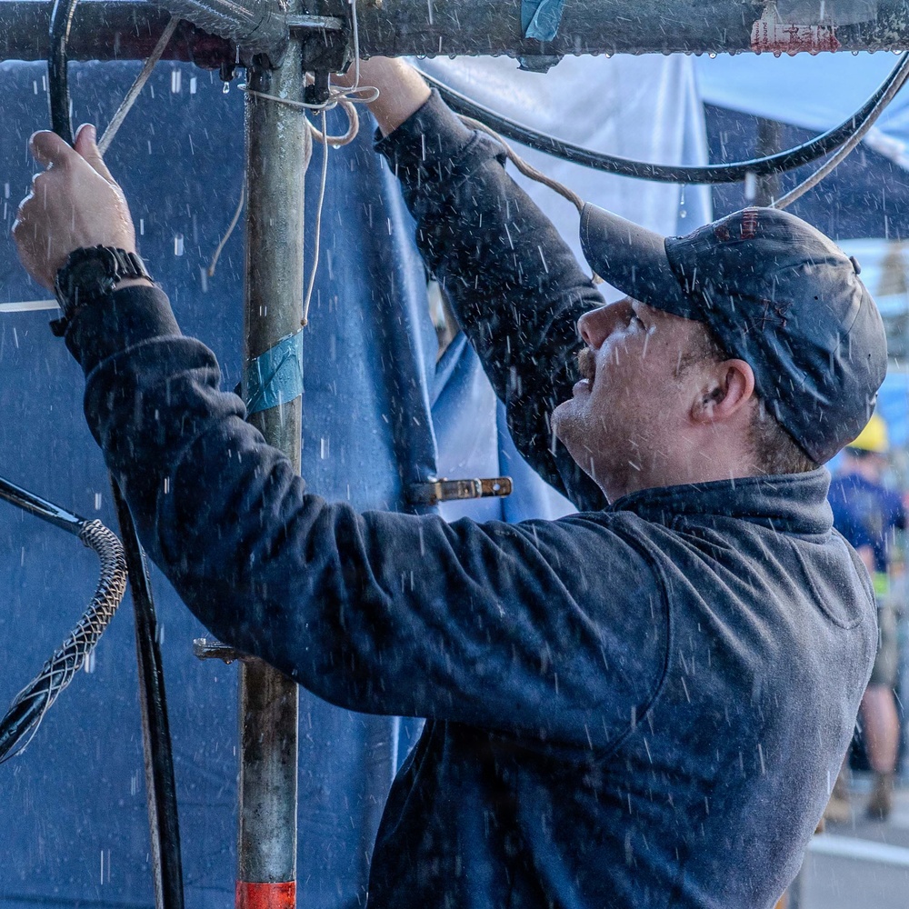 USS Illinois successfully undocks at Pearl Harbor Naval Shipyard
