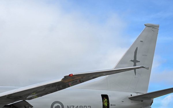 RNZAF ground crew conducts P-8A Poseidon maintenance during VALIANT SHIELD 2026