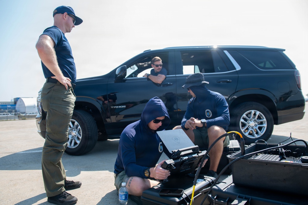 U.S. Coast Guard Dive Team Conducts Underwater Security Sweep for Sail 250