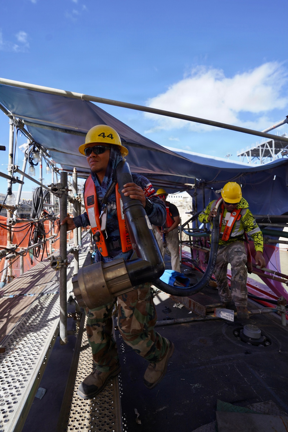 USS Illinois successfully undocks at Pearl Harbor Naval Shipyard