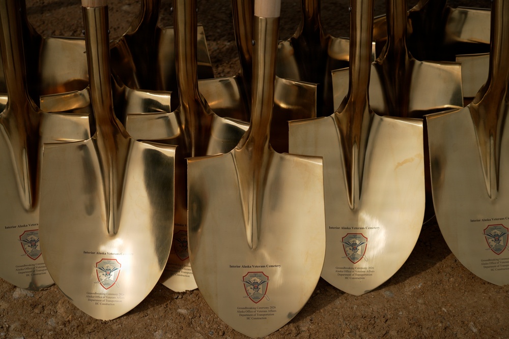 Groundbreaking ceremony for the Interior Alaska Veterans Cemetery