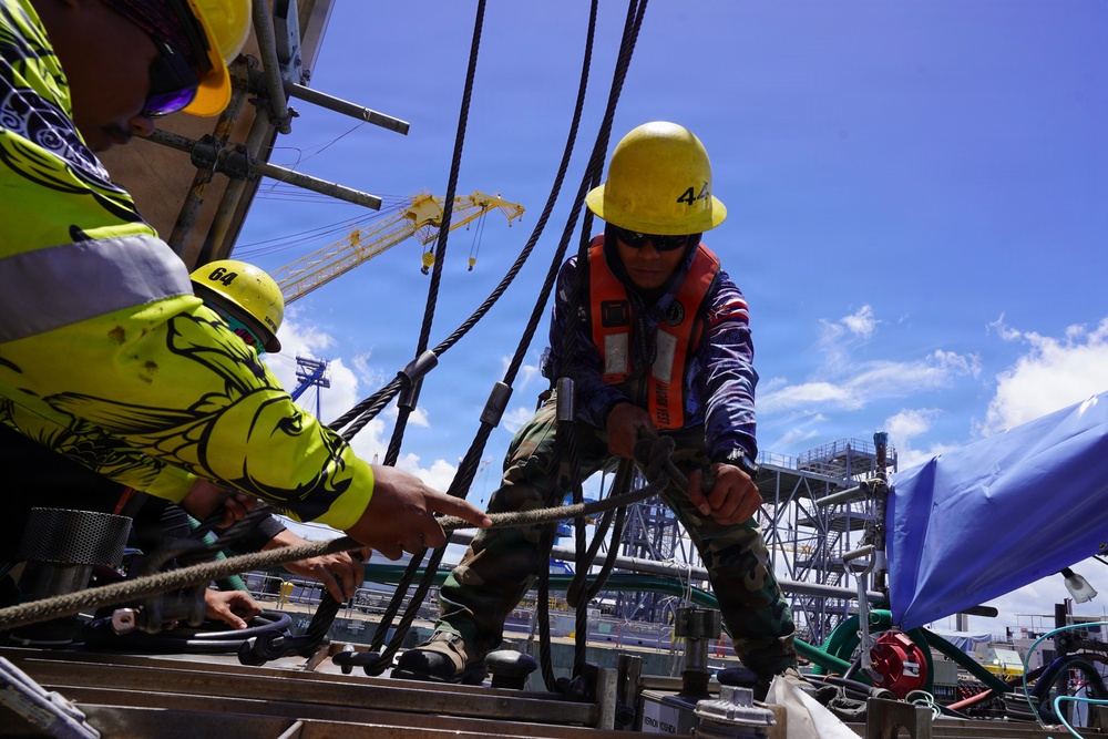 USS Illinois successfully undocks at Pearl Harbor Naval Shipyard