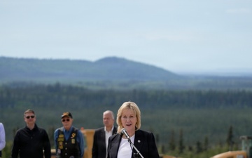 Groundbreaking ceremony for the Interior Alaska Veterans Cemetery