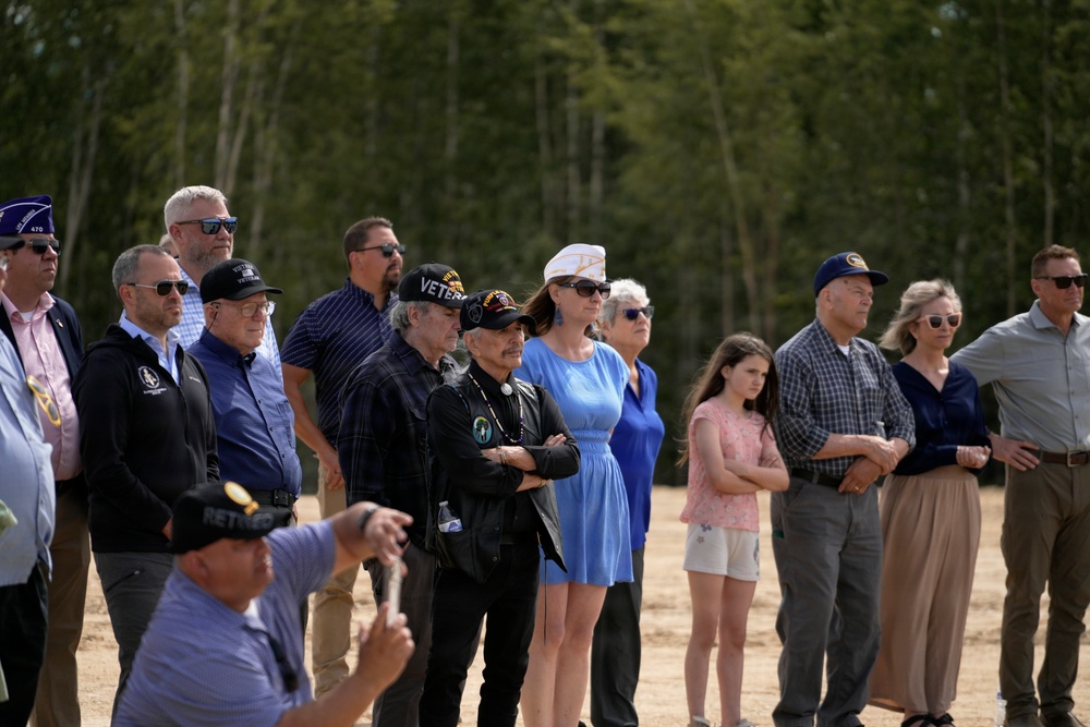 Groundbreaking ceremony for the Interior Alaska Veterans Cemetery