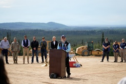 Groundbreaking ceremony for the Interior Alaska Veterans Cemetery