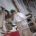 USS Nimitz Sailors Paint the Hangar bay