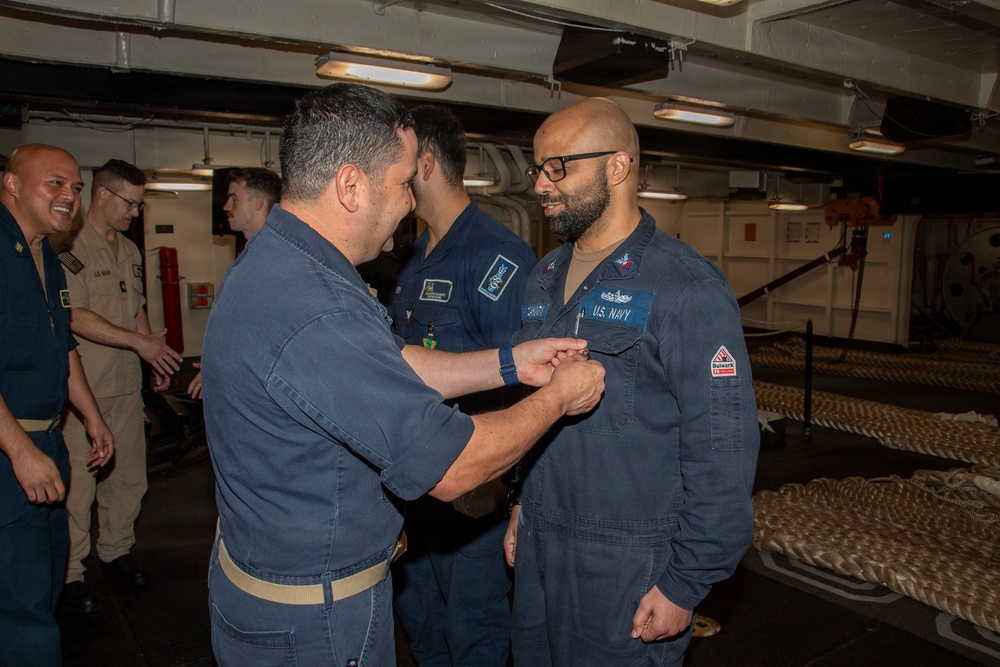 Nimitz Sailors Recieve Awards