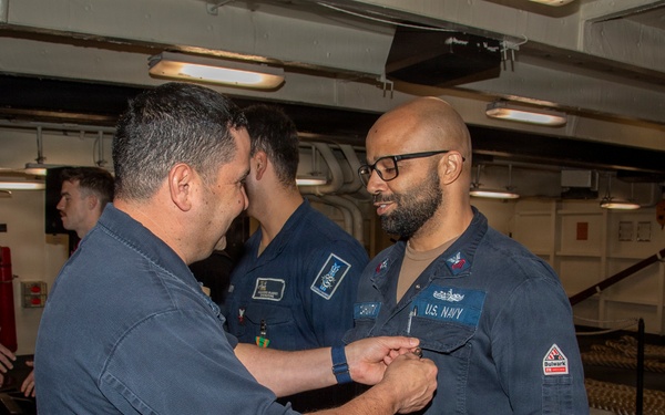 Nimitz Sailors Recieve Awards
