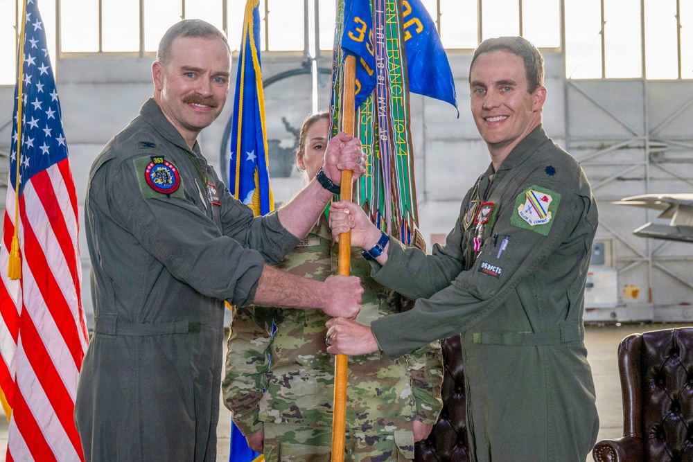 353rd CTS Change of Command