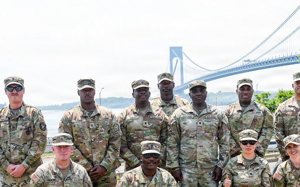 Fort Hamilton Renders Cannon Salute as USS Kearsarge Arrives for Sail4th 250 and International Naval Review