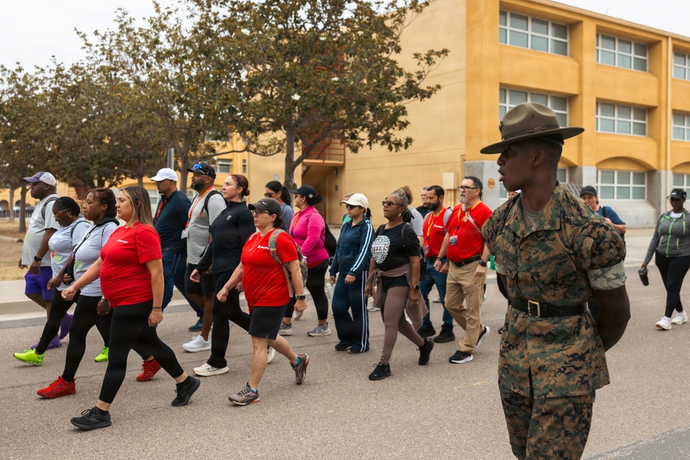 Educators from Texas visit MCRD San Diego