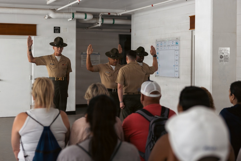 Educators from Texas visit MCRD San Diego